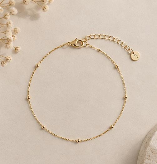 Aurelia Gold Anklet - Image 3