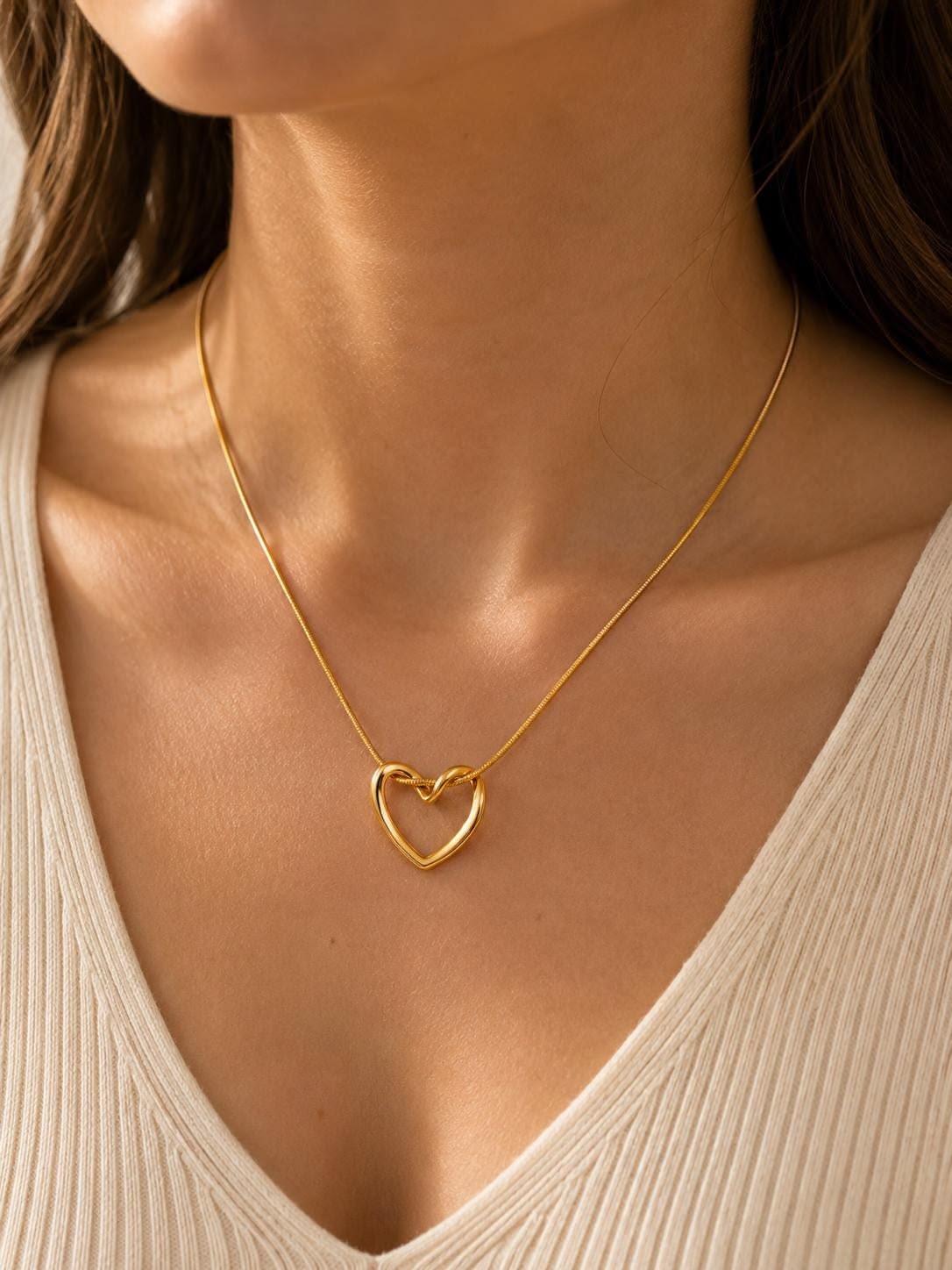 Open Heart Pendant - Image 2